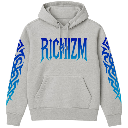 TRIBAL RICHIZM HOODIE (BLUE FLAME EDITION)